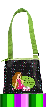 Little Miss Grace - Small Tote Bag- Black